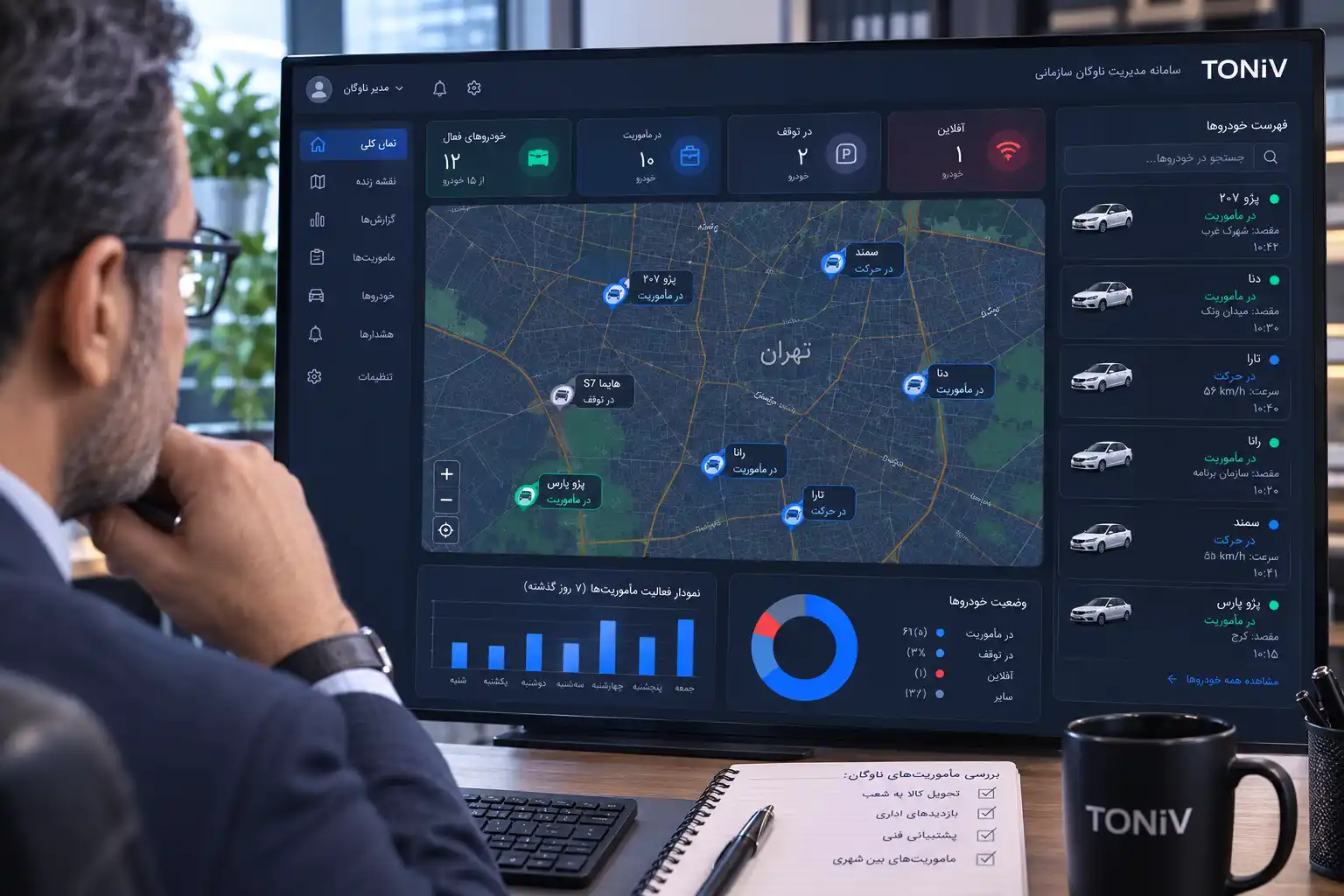 بهترین ردیاب ناوگان 