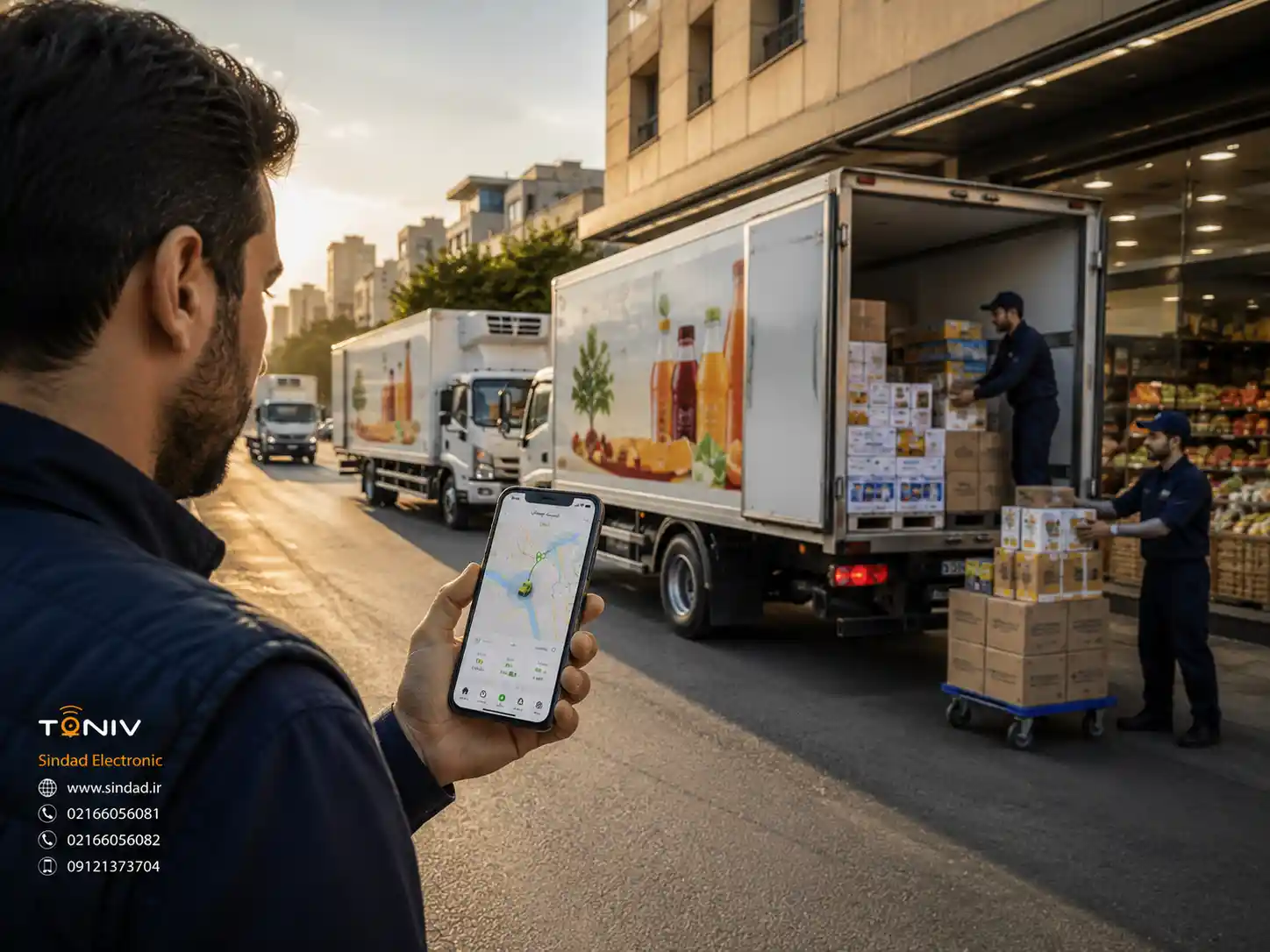ردیاب کامیون های پخش
